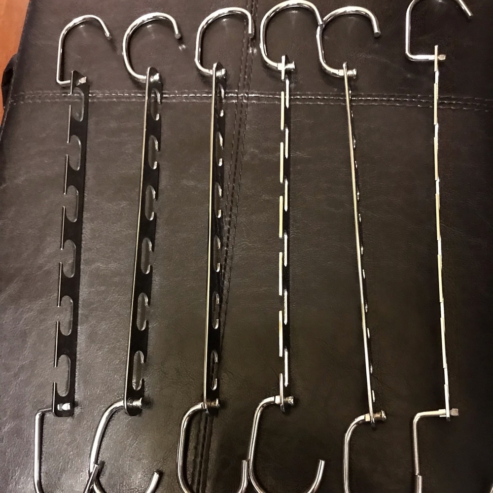 Metal hanger cascade organizer